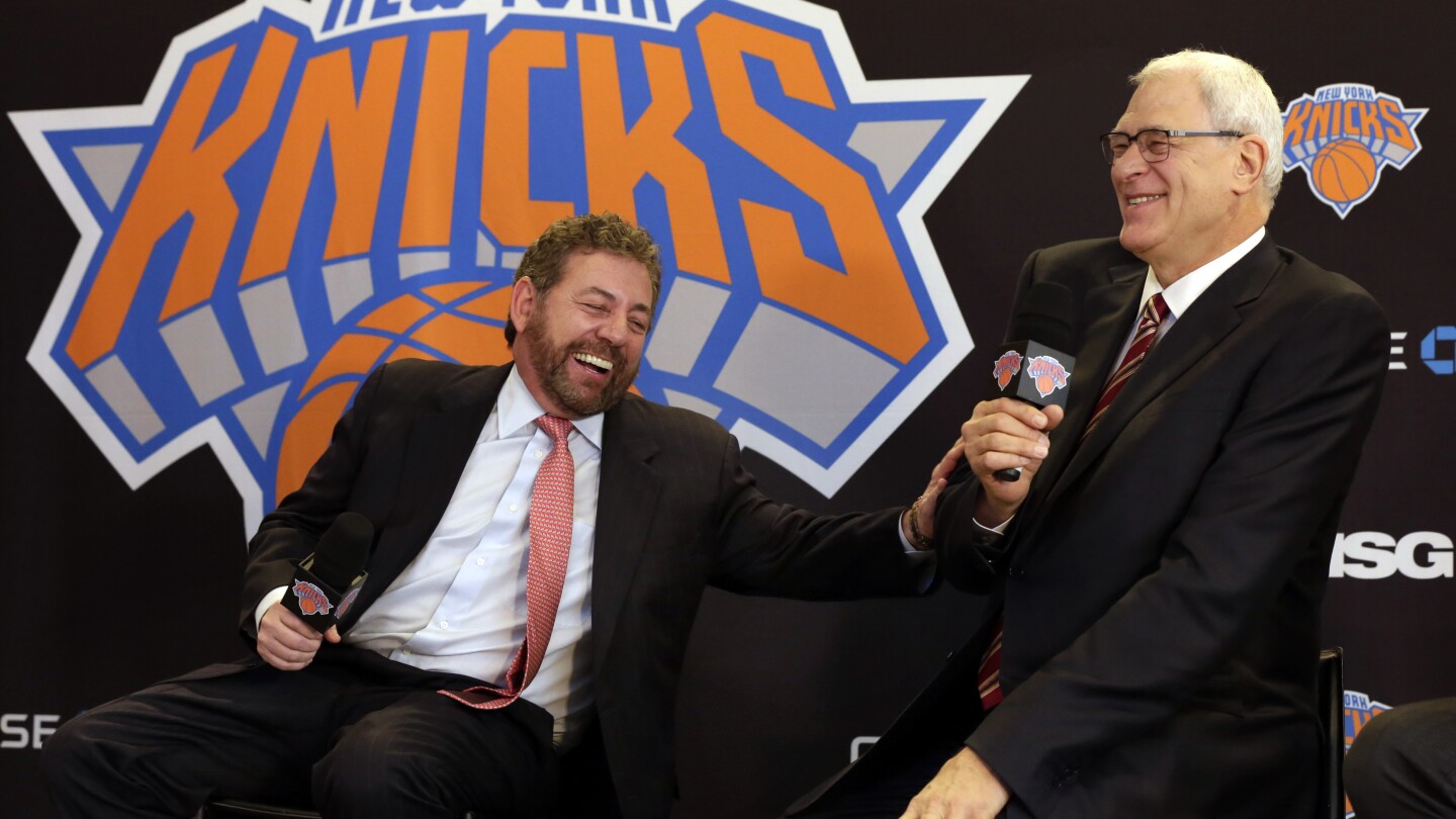 James dolan new york 2025 knicks